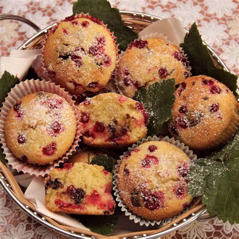 Muffiny s ríbezľami a jogurtom