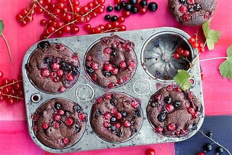 Škoricové ríbezľové muffiny