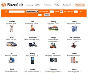 Rôznorodé inzeráty na Bazos.sk