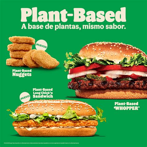 Koláž Plant-Based produktov Burger King