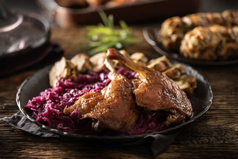 Fotografia ingrediencií na pečenú kačku