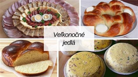 pestré veľkonočné jedlá na prestretom stole