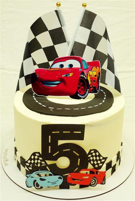 Detská torta s motívom Lightning McQueen