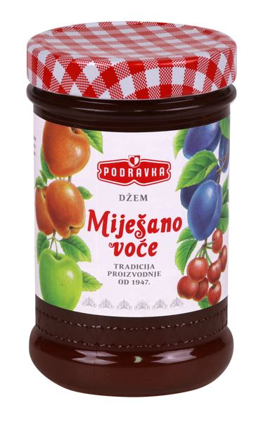 Ovocné kombinácie pre džem