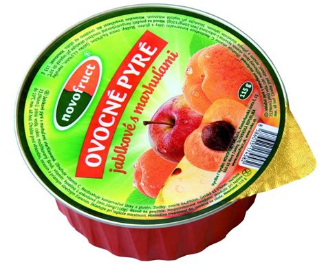 Ovocné pyre na prípravu tvarohového krému
