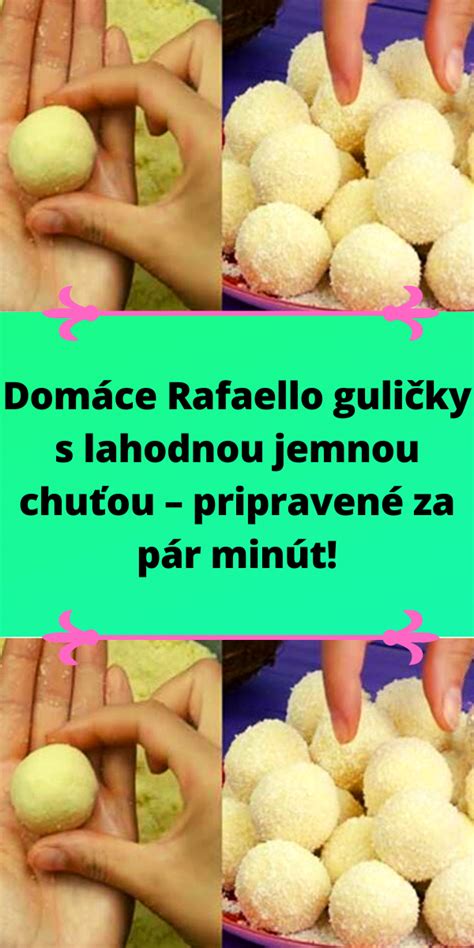 Hotové domáce Rafaello guličky s mandľou