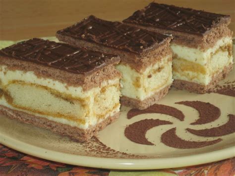 Krémové rezy s pomarančovou želatínou