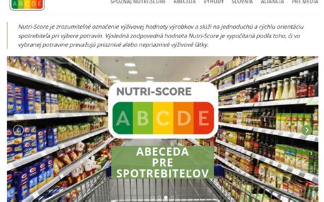 Nutri-score systém označovania potravín