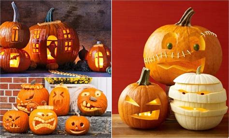 Závesné halloweenske tekvice