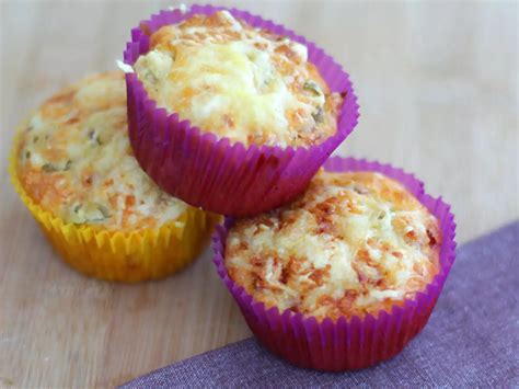 Rozmanitosť slaných muffinov