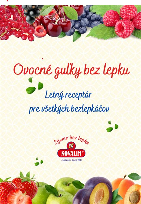 Rôzne druhy ovocných guliek pripravených z krupicového cesta