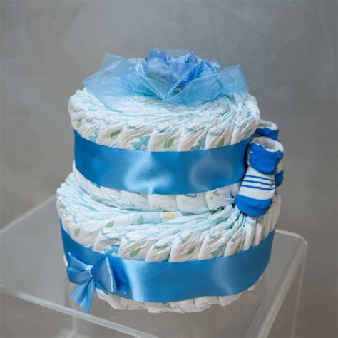 Plienková torta v tvare auta pre chlapčeka