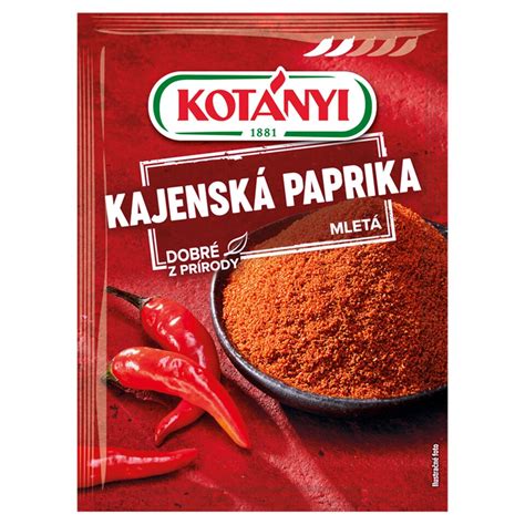 Kajenská paprika v rôznych formách - čerstvá, sušená, mletá