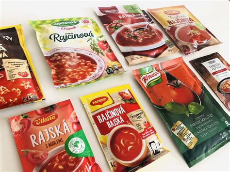 Obaly instantných polievok s dôrazom na zloženie