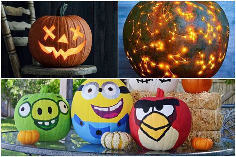 detské kreatívne halloweenske postavičky z tekvíc
