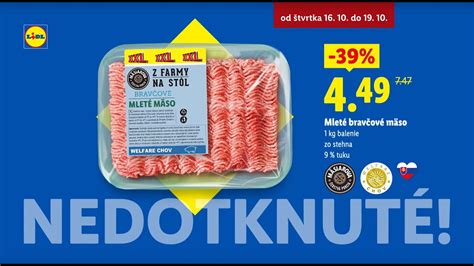 Slovenské mäso v ponuke Lidl