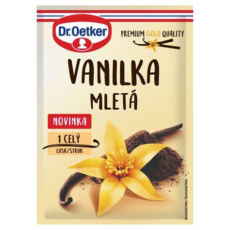 Mletá vanilka v miske