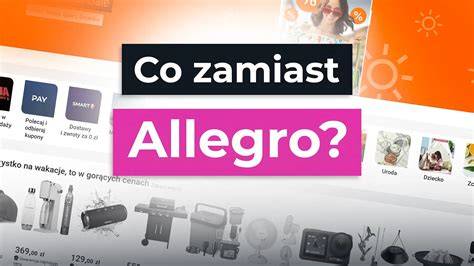 Rozhranie online nákupnej platformy Allegro