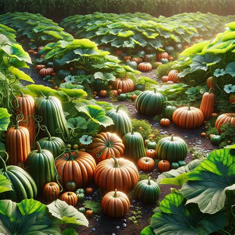 Schéma pestovania tekvice Butternut - spon a stanovište