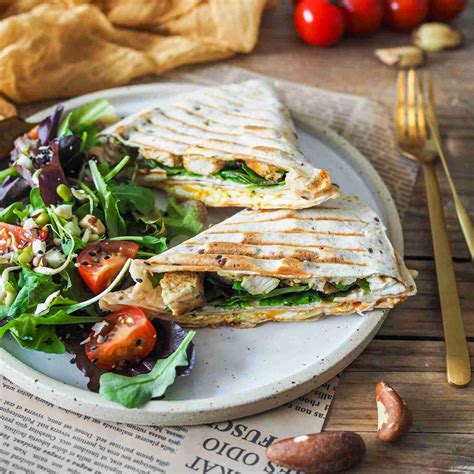 Hotová tortilla s tofu