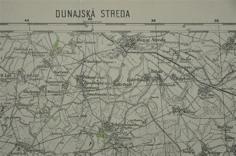 Mapa Dunajskej Stredy s vyznačenými reštauráciami