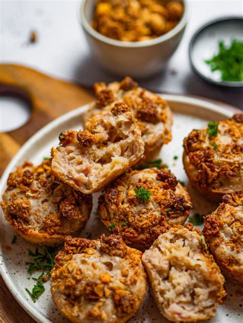 slané muffiny so slaninou a cibuľou