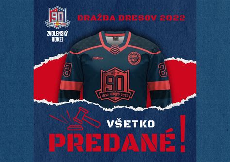 Dražba slovenských hokejových dresov