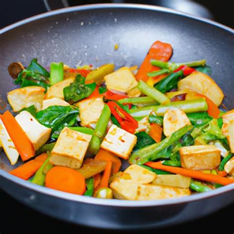 Thajský wok s tofu a zeleninou