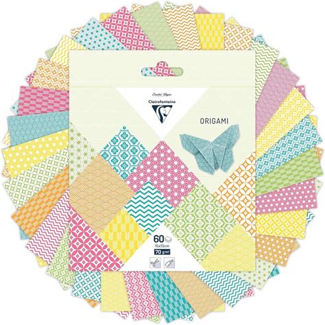 Sada farebných origami podložiek