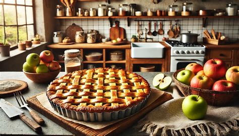 Misa s jablkami na kuchynskej linke