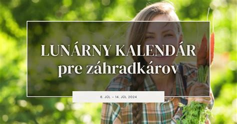 Lunárny kalendár so znameniami zverokruhu pre záhradkárov