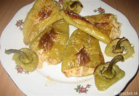 Pečená paprika plnená syrom