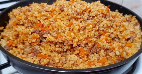 Bulgur s mletým mäsom a zeleninou