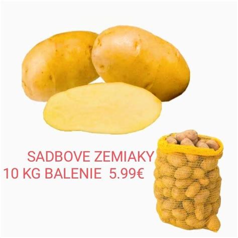 Zemiaky rôznych odrôd na predaj