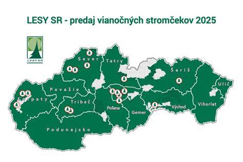 Mapa s miestami predaja zemiakov v regióne