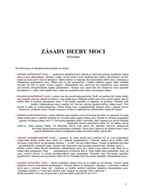 Schéma deľby právomocí v zložených štátoch