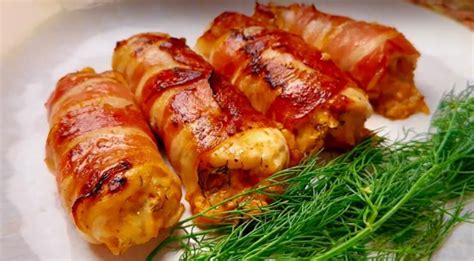 Zoznam ingrediencií pre šťavnaté kuracie rolky