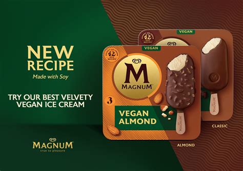 Tabuľka porovnania nutričných hodnôt Magnum Vegan zmrzlín
