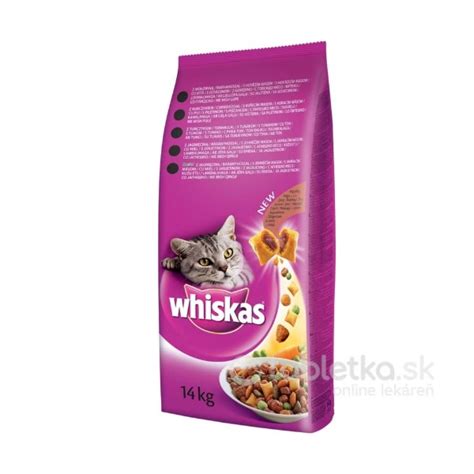 Zloženie granúl Whiskas s hovädzím mäsom