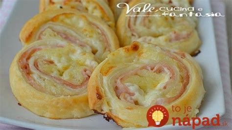Napečené zemiakové slimáky so šunkou a syrom