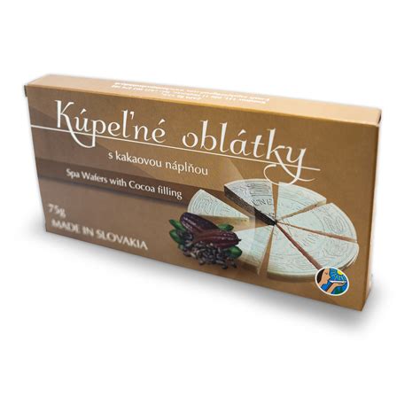 Balenie kúpeľných oblátok Trojhranky