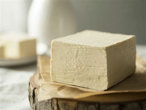 Hotový blok domáceho tofu