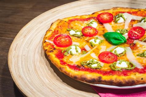 Vegetariánska pizza s cottage syrom