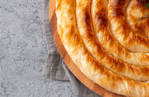 Fotografia typického chorvátskeho jedla - Burek
