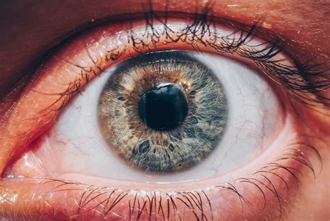 Oko s detailným pohľadom na zrenicu