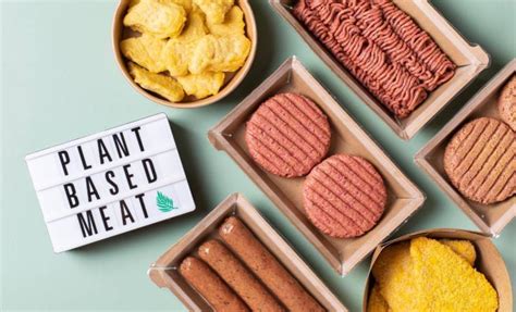 Ilustrácia rôznych rastlinných alternatív mäsa