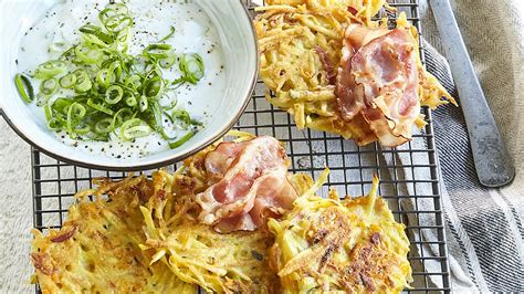 Tanier s rösti a slaninou