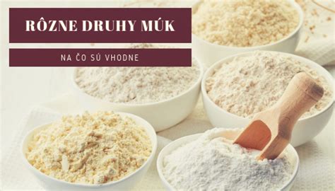 Rôzne druhy múky v obchode
