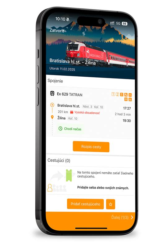 Mobilná aplikácia ZSSK