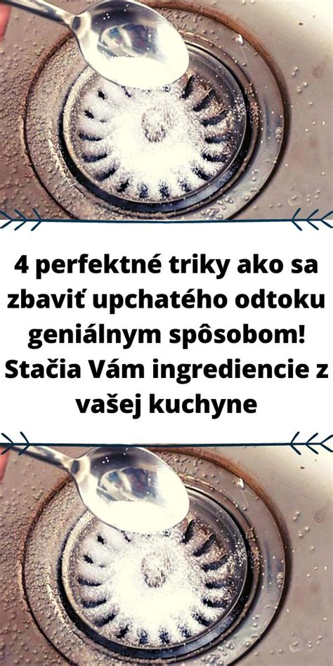 infografika príčin upchatého odtoku